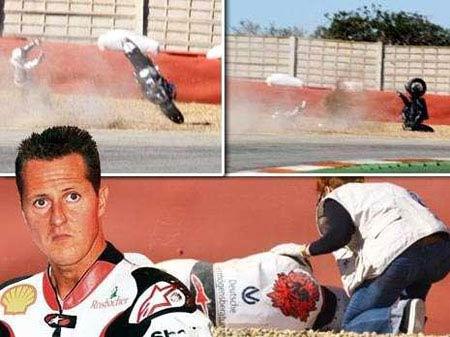 Ünlü sporcu ölümden böyle döndü ! Formula 1 Dünya Şampiyonu eski Alman pilot Michael Schumacher'in önceki gün geçirdiği kazanın görüntüleri yayınlandı.