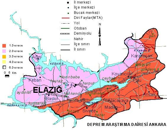 Türkiye'nin tüm illerinde fay hatları bulunuyor ve hemen hemen her il deprem riski ile karşı karşıya. İşte Türkiye'nin il il deprem haritası;