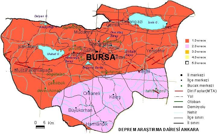Türkiye'nin tüm illerinde fay hatları bulunuyor ve hemen hemen her il deprem riski ile karşı karşıya. İşte Türkiye'nin il il deprem haritası;