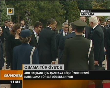 Obama'nın Çankaya Köşkü ziyareti