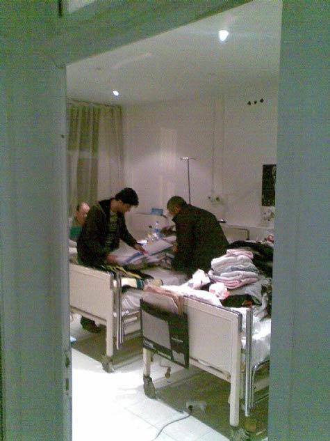 Emekli Tuğ. Levent Ers&ouml;z, hastane odasında yapılan arama