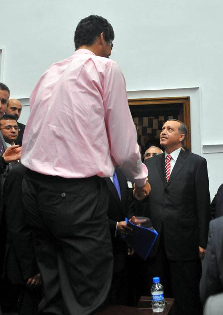 Erdoğan'ı şaşırtan dev