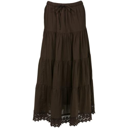 <p><span style="color: #ff0000;"><span style="text-decoration: underline;"><strong>Uzun etek:</strong> <br /></span></span><br />Artık uzun etek bulmak eskisinden daha kolay. Belli markalarla sınırlı değil. Özellikle başörtülü hanımların kullanımına uygun bol ve uzun etekler, renk renk model model... Blazer ceketlerle şık bir etkileri oluyor. Şu an fiyatları oldukça düşük. Şifon uzun etekler tıpkı yazınki kadar kışın da kullanılacak.</p>
