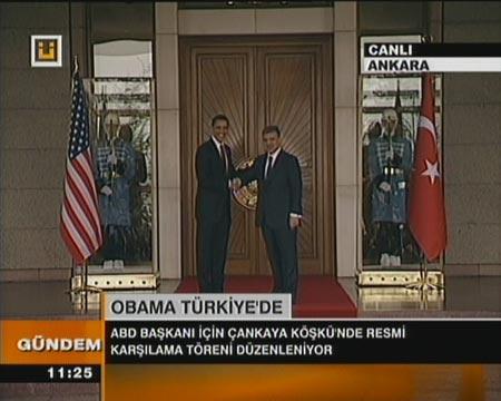 Obama'nın Çankaya Köşkü ziyareti