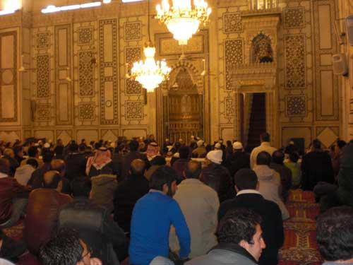 Emeviye Camiinde bayram namazı