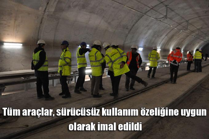 Tüm araçlar, sürücüsüz kullanım özeliğine uygun olarak imal edildi.