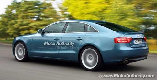 Audi A5 Sportback'in ilk görüntüsü