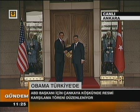 Obama'nın Çankaya Köşkü ziyareti