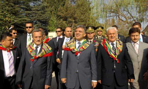 727. Ertuğrul Gazi'yi Anma ve Söğüt Şenlikleri'ne katılmak üzere Söğüt'e gelen Cumhurbaşkanı Abdullah Gül