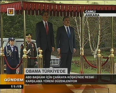 Obama'nın Çankaya Köşkü ziyareti