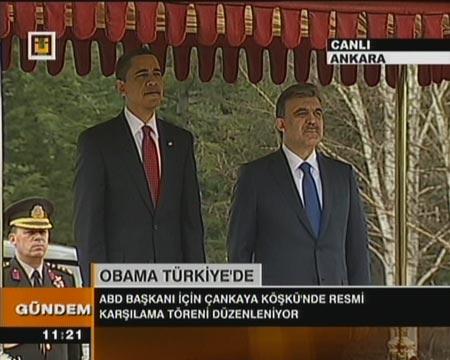 Obama'nın Çankaya Köşkü ziyareti