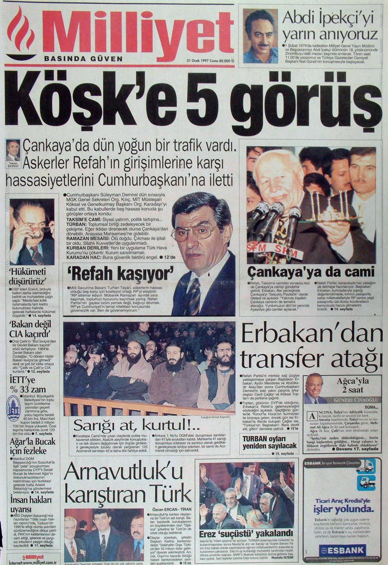 31 Ocak 1997 Milliyet