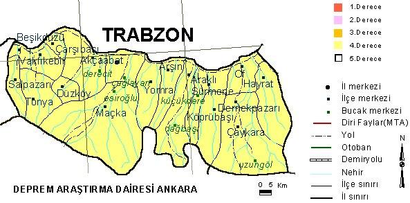 Türkiye'nin tüm illerinde fay hatları bulunuyor ve hemen hemen her il deprem riski ile karşı karşıya. İşte Türkiye'nin il il deprem haritası;