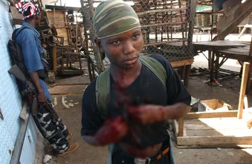 Liberya'daki çocuk askerler Fotoğraf: Noel Patrick Qudiu