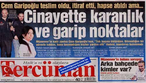 TERCÜMAN: CİNAYETTE KARANLIK VE GAİRP NOKTALAR