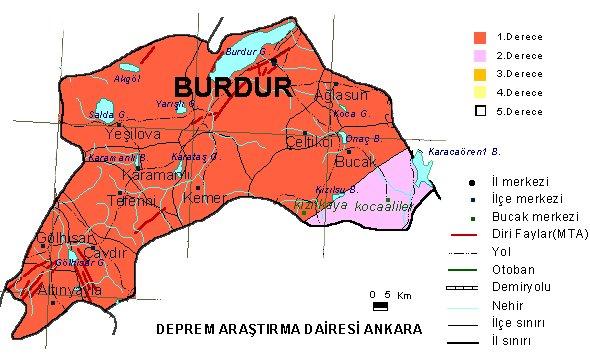 Türkiye'nin tüm illerinde fay hatları bulunuyor ve hemen hemen her il deprem riski ile karşı karşıya. İşte Türkiye'nin il il deprem haritası;