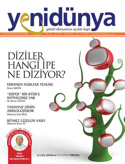 <b>Yeni Dünya Dergisi:</b> Türkiye'deki son yıllarda gittikçe artan dizi salgınını masaya yatıran dergi, son yıllarda TV dizilerinde çoğalan ahlaki sapmalara değiniyor. Dizilerin toplum üzerinde oluşturduğu olumsuz etkiler üzerinde durulurken, aynı zamanda devlete ve topluma düşen görevlerin hatırlatılması ve çözüm yollarının sunulması dosyayı zenginleştirmiş. Rasim Özdenören TV izleyicilerinin Kültürel Yozlaşmadaki Yeri'ni anlatırken Davut Şahin dizileri ekrandaki nükleer tehlike olarak tarif ederken, Ersoy Dede TV üzerinden oynanan oyuna gelmeyelim sözüyle ince tenkitlerde bulunurken Saliha Erdim ailelerin sağlam yapısını tehdit eden dizilere karşı dikkatli olmaya çağırıyor. Ali Murat Güven kendisiyle yapılan röportajda meselenin en önemli yanının RTÜK üzerinden halledilmesi gerektiğini vurgulayarak karar verecek ve verdiği kararın ardında duracak güçlü bir RTÜK'e ihtiyaç olduğunu söylüyor.