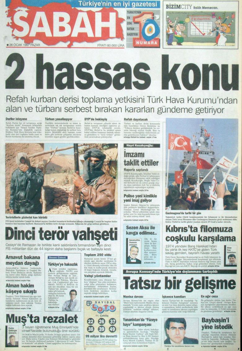 26 Ocak 1997 Sabah