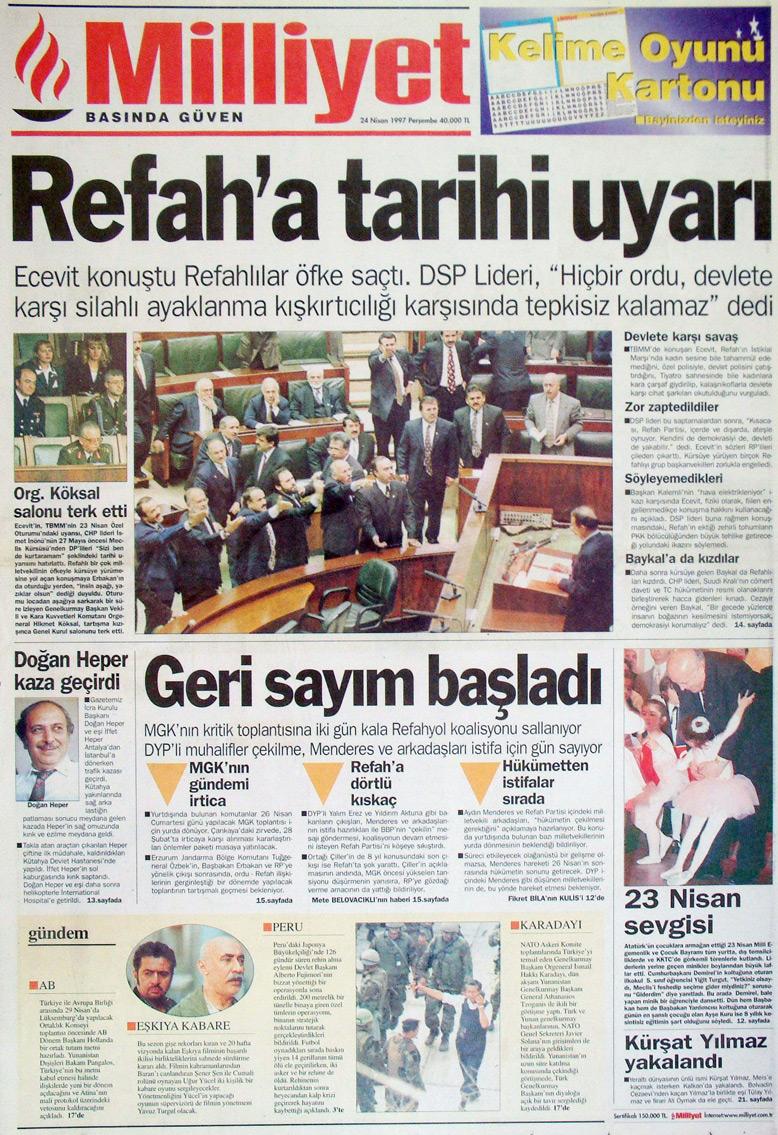 24 Nisan 1997 Milliyet