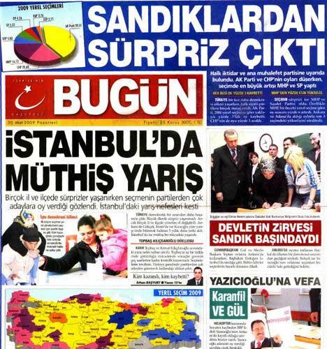 Gazetelerin Seçim Manşetleri