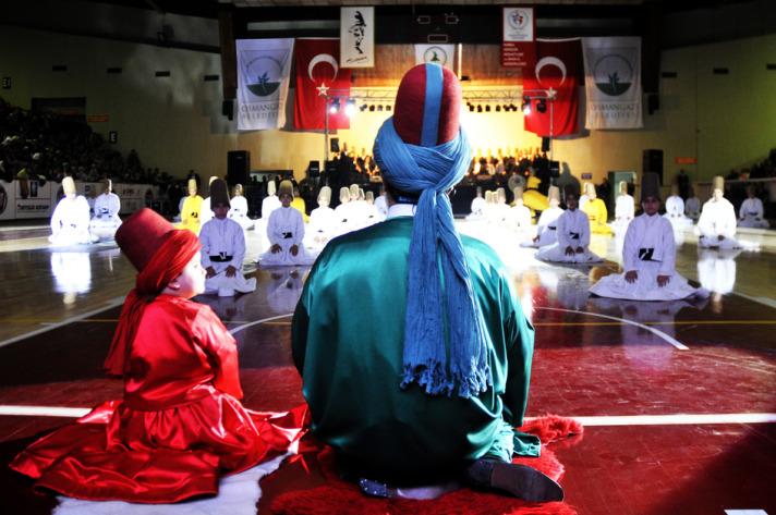 Bursa'da yapılan Şeb-i Arus törenlerinden kareler