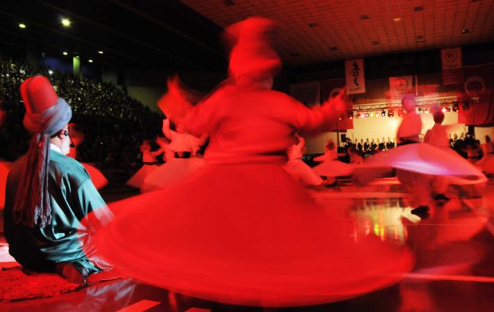 Bursa'da yapılan Şeb-i Arus törenlerinden kareler