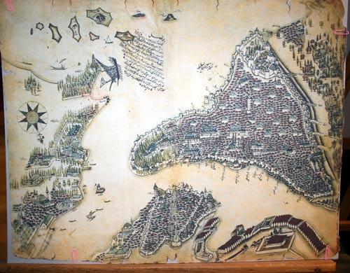 Batman da Kültür ve Turizm Bakanlığı Araştırma ve Eğitim Genel Müdürlüğünün düzenlediği Piri Reisten Katip Çelebiye konulu harita sergisi bu gün World-Mar alışveriş merkezini teras katında yapılan bir törenle açıldı.
