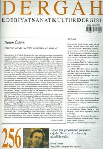 <b>Dergâh</b><br><br>

Seçim önemli. Ancak Anayasa ondan çok çok önemli. Seçimin sonucu nasıl olursa olsun, Türkiye bu dönemde “Yeni ve Sivil bir Anayasa” yapmak zorundadır. Delik deşik olmuş On İki Eylül Anayasası artık bu ülkeyi taşıyamaz. “Yeni ve Sivil bir Anayasa” yapamaz isek ciddi bir ülke olma şansını kaybederiz. Anayasası olmayanın hukuku olmaz. Bu sayıya Hasan Öztürk’ün “edebiyatın mahiyeti” konusunda kaleme aldığı önemli bir makale ile başlıyoruz. Umut Bulut, Adem Can, Atakan Yavuz, Mustafa Burak Sezer, Emrah Gizem, Emre Polat ve Cevdet Karal bu sayının şairleri. Hakan Arslanbenzer ile Mustafa Kara ‘derkenar’ sütunlarında yazdı. İrem Ertuğrul ve Semra Saraç hikâyeleri ile bu sayımıza katkıda bulundular. Prof. Dr. Orhan Okay’ın üç sayı süren yazı dizisi bu sayıda sona eriyor. Son yazının başlığı “Edebiyatın zaafı”.