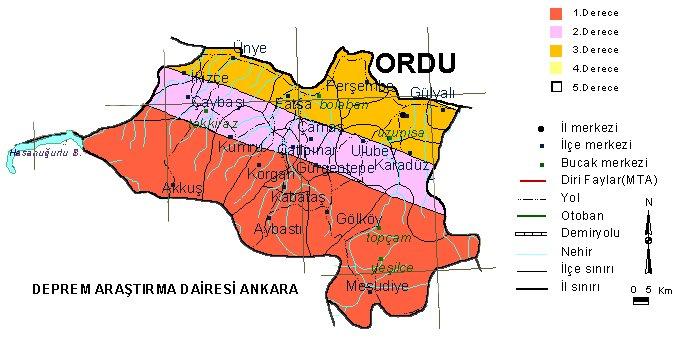 Türkiye'nin tüm illerinde fay hatları bulunuyor ve hemen hemen her il deprem riski ile karşı karşıya. İşte Türkiye'nin il il deprem haritası;