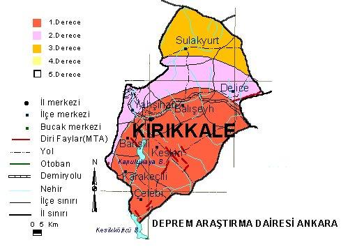 Türkiye'nin tüm illerinde fay hatları bulunuyor ve hemen hemen her il deprem riski ile karşı karşıya. İşte Türkiye'nin il il deprem haritası;