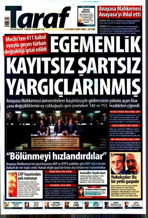 2008'in en iyi manşetleri