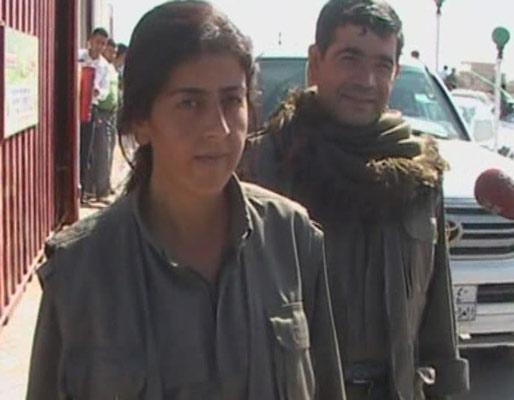 Erbil'e inen PKK'lılar burada Habur'dan gelen gurupla buluştu