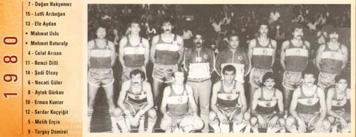 1980 Yılında A Milli Basketbol Takımımız