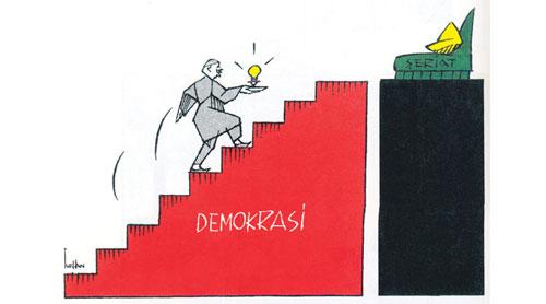 Demokrasi Demokrasi amaç değil, araçtır (AKP) Başbakan Recep Tayyip Erdoğan Turhan Selçuk, Cumhuriyet, 18.3.2008