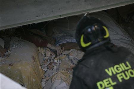 İtalya'dan Deprem Görüntüleri