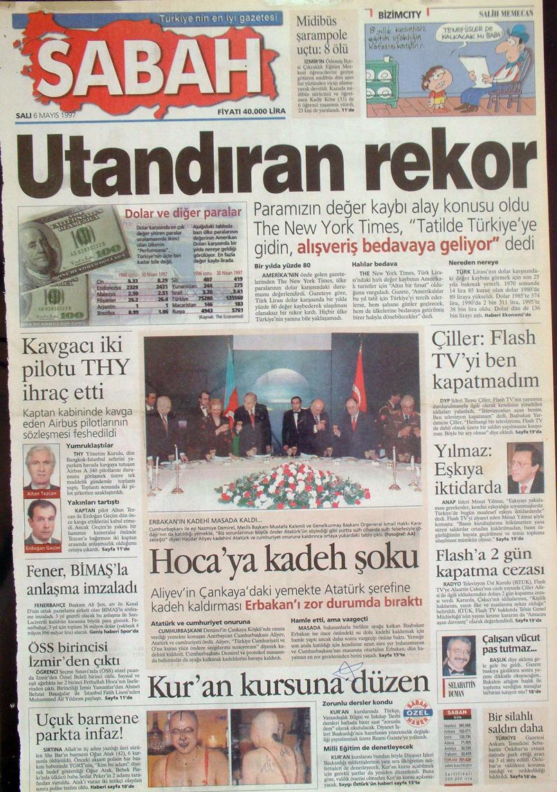 6 Mayıs 1997 Sabah