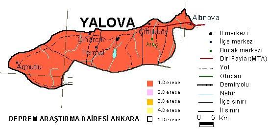 Türkiye'nin tüm illerinde fay hatları bulunuyor ve hemen hemen her il deprem riski ile karşı karşıya. İşte Türkiye'nin il il deprem haritası;