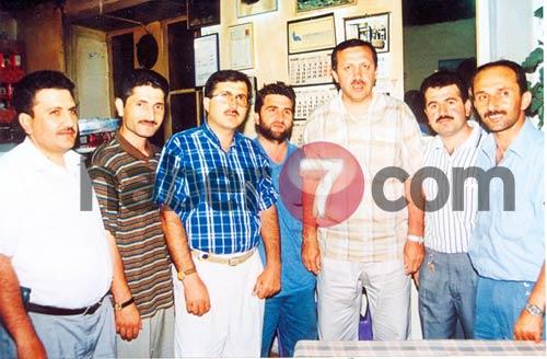 Soldan sağa isimler: 1-Ertekin ÇOLAK 2-Mustafa GENÇ 3-İbrahim Yaşar TEKİN 4- Turan YAZAR 5-Recep Tayyip ERDOĞAN 6-Mahmut ÖZTÜRK 7-Eyüp AYTEKİN