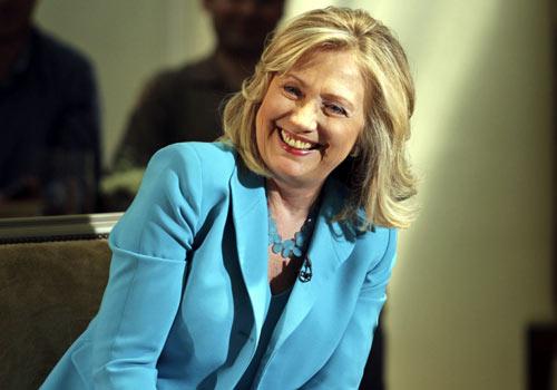 Dışişleri Bakanı Ahmet Davutoğlu, ABD Dışişleri Bakanı Hillary Clinton ile g&ouml;r&uuml;şt&uuml;.