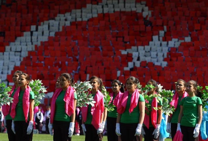 Ankara'da 23 Nisan Ulusal Egemenlik ve Çocuk Bayramı çeşitli etkinliklerle kutlandı.