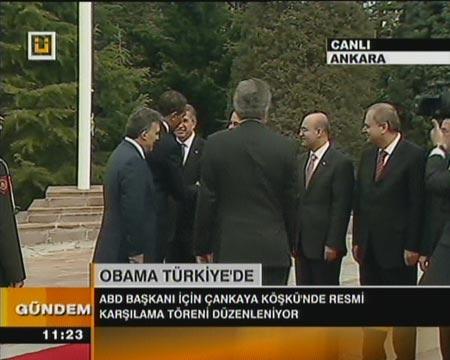 Obama'nın Çankaya Köşkü ziyareti