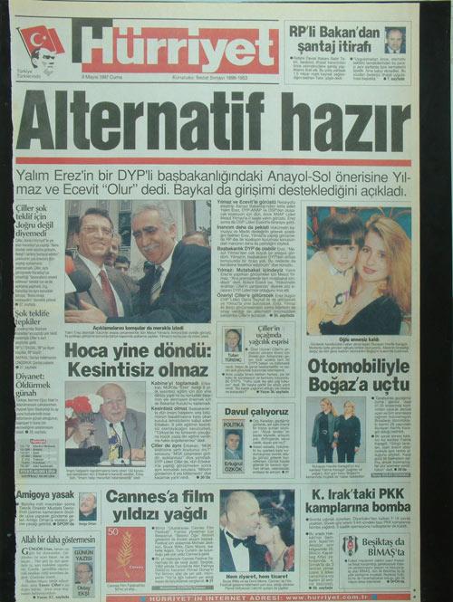 9 Mayıs 1997 Hürriyet