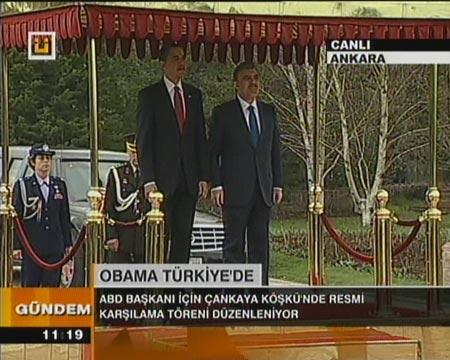 Obama'nın Çankaya Köşkü ziyareti