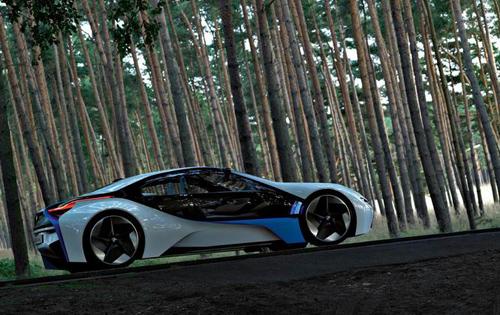 BMW'nin 17 Eylül'de Almanya'daki Uluslararası Otomobil Fuarı'nda görücüye çıkartacağı sır gibi sakladığı çevreci spor modeli ilk kez görüntülendi.