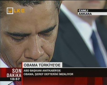 Obama'nın Anıtkabir ziyareti