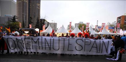 A Milli Takım, 2010 Dünya Kupası Avrupa Elemeleri 5. Grup'taki 5. maçında İspanya ile karşılaştı. Maçın ikinci yarısında gelen tek gol skoru da belirledi.