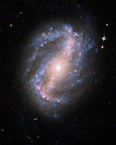 Hubbledaki tamirat ve bakımdan sonra Gelişmiş İzleme Kamerası (Advanced Camera for Surveys  ACS) ile çok daha net fotoğrafı çekilebilen spiral galaksi NGC 6217.