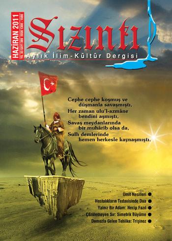 <b>Sızıntı</b><br><br>

Dr. İsmail Yavaş, Sızıntı 389.sayıda, günümüzde yaşanan ciddi ekonomik krizler sonrasında ortaya çıkan işsizlik probleminin bir fırsata dönüştürülebileceğini söylüyor:  "Çözümsüz gibi görünen problemler, insana farklı çıkış yolları arayıp bulmada ufuk açıcı olabilir. Bunun gerçekleşmesi işsiz insanın iç enerjisine bağlıdır. Zirâ insan bazen işsiz kalabilir. Bu durumlarda mümkünse arzu ve istekleri değil, temel ihtiyaçları esas almak gerekir. Evet, para önemli faktördür; ancak saadet sadece buna bağlı değildir. Para bir şeydir; ama her şey değildir. Zirâ saadet hâli, problemsiz ve sıkıntısız bir hâl değilidir; aynı zamanda sıkıntı ve dertlere olumlu bakma hâlidir. Hayat bir imtihan olduğundan, sıkıntılar da bu durumun bir gereğidir."<br><br>

İşsizlik ve açlık üzerinde düşünürken meseleyi daha geniş bir perspektiften değerlendirmek gerektiğini ifade eden Yavaş, maddi açlıkla beraber, manevi açlık hususuna da dikkat çekiyor:  "Maddi ihtiyaçları karşılanmış bir insan tamamlanmış değildir, onun mânevi ihtiyaçları da dikkate alınmalıdır. Gaye; midesiyle, kafasıyla, kalbiyle ve gönlüyle doymuş insanlardan müteşekkil bir toplum olmalıdır. Devletle beraber, mesuliyet hissi gelişmiş insanlar, işsizliğe çözümler ararken, işsiz kalmış insanlar da kendi durumlarını ciddi bir şekilde değerlendirmelidir. İşsiz kalışları ve ihtiyaç içinde olmaları, onları büsbütün değersiz kılmamalı. Allah her şeyi görüyor ve biliyor. Başa her ne geliyorsa Allah'tandır. Dolayısıyla işsizlik niçin bir imtihan unsuru olmasın? Bu sebeple bu imtihan, bu sıkıntı, bu dert; sahibini sabır üzerinde düşünmeye götürmeli."<br><br>

Nihat Dağlı Sızıntı Haziran sayısında, M. Fethullah Gülen'in modern zaman Müslümanlarına rehber bir değerler atlası sunduğu "Cemre Beklentisi" isimli eserini tanıtıyor. "Kırık Testi" ile başlayan serinin onuncusu olan kitap; bugün dünyanın bütün dilleri, dinleri ve kültürleriyle iç içe yaşayan Anadolu merkezli insanların karşılaştıkları soru(n)lara, Hocaefendi'nin İslâm Medeniyeti'nin geleneği ve külliyatından hareketle verdiği cevapları ihtiva ediyor.  "Hastalıkların Tedavisinde Dua", "Çözülemeyen Sır: Simetrik Büyüme", "Yalnız Bir Adam: Necip Fazıl" 389.sayının diğer konu başlıklarından birkaçı.