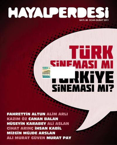 <b>Hayal Perdesi Sinema Dergisi</b><br><br>

Hayal Perdesi Sinema Dergisi Ocak-Şubat 2011 tarihli 20. sayısıyla www.hayalperdesi.net  adresinde yayında. 

Türk sineması mı, Türkiye sineması mı?
Yine dikkat çekici bir sayıyla okurlarının karşısına çıkan Hayal Perdesi, etnik ve toplumsal aidiyetlerin belirginlik kazanmasıyla başlayan tartışmalara sinema perdesinden müdahil oluyor. Türk sineması mı Türkiye sineması mı? başlıklı dosyada, Fahrettin Altun, Alim Arlı, Kazım Öz, Canan Balan, Hüseyin Karabey, Ali Aslan, Cihat Arınç, İhsan Kabil, Mizgin Müjde Arslan, Ali Murat Güven ve Murat Pay Türkiyede üretilen sinemayı adlandırma noktasında mevcut kullanımların açmaz ve imkanlarını tartışıyor.

Dersimin Nisyan Katmanları
Resmi tarih anlatısında bir isyan müdahalesi olarak anlatılan Dersim Harekatının nisyan katmanlarından biri olan, ailesinden kopartılan çocukların hikayelerini anlatan İki Tutam Saç-Dersimin Kayıp Kızları belgeselinin yönetmeni Nezahat Gündoğan ve yapımcısı Kazım Gündoğan Belgesel Odasının konukları.

Nijat Özön ve Ahmet Uluçayı Anmak
1940lı Yılların Türk Sineması adlı kitabıyla dönemin sinemasına ekonomik, toplumsal ve kültürel arka plânıyla ışık tutan Esin Berktaş, Türk Sineması Araştırmaları bölümünde ağırlanırken; Türkiyedeki sinema literatürüne önemli bir miras bırakıp 15 Aralık 2010 günü aramızdan ayrılan Nijat Özön ve vefatının birinci yılında Ahmet Uluçay Hayal Perdesinin yeni sayısında birer yazıyla anılıyor.

Vizyon değerlendirmelerinden derinlikli araştırma dosyalarına, kısa filmlerden sektörel söyleşilere kadar geniş bir alanı kucaklayan Hayal Perdesi, sinema yayıncılığına zengin ve hacimli bir içerikle katkı sağlıyor.