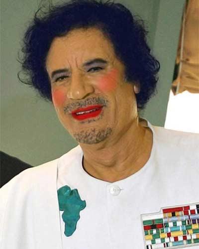 Libya Devlet Başkanı Muammer Kaddafi
